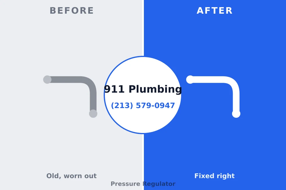 Before and after: plumbing repair Bayou Gauche, LA